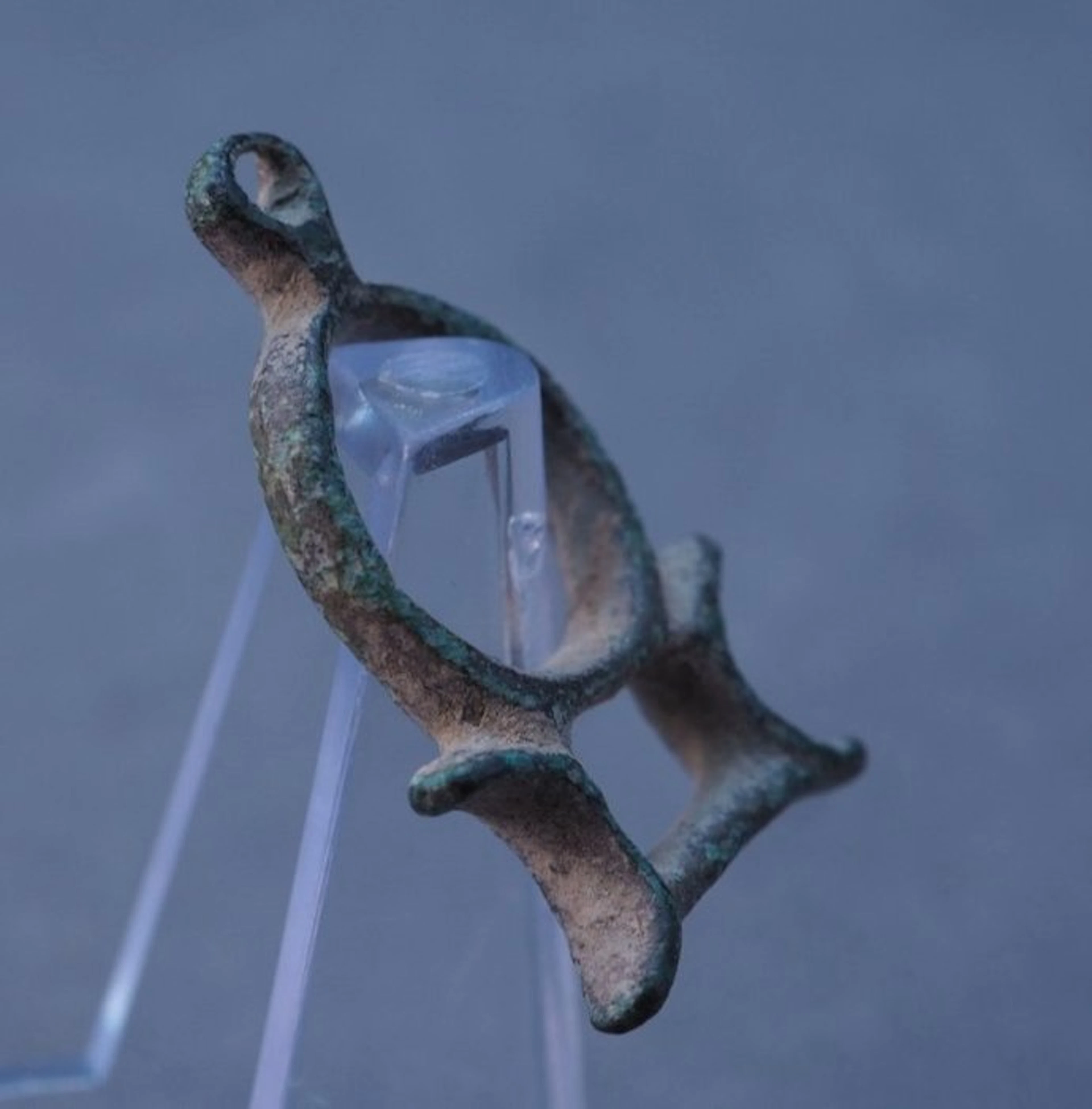 Ancient Roman Bronze Pendant - 26 mm