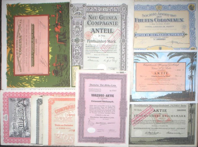 Africa. 20 x Afrika davon 6 x Deutsche Kolonien + weitere 14