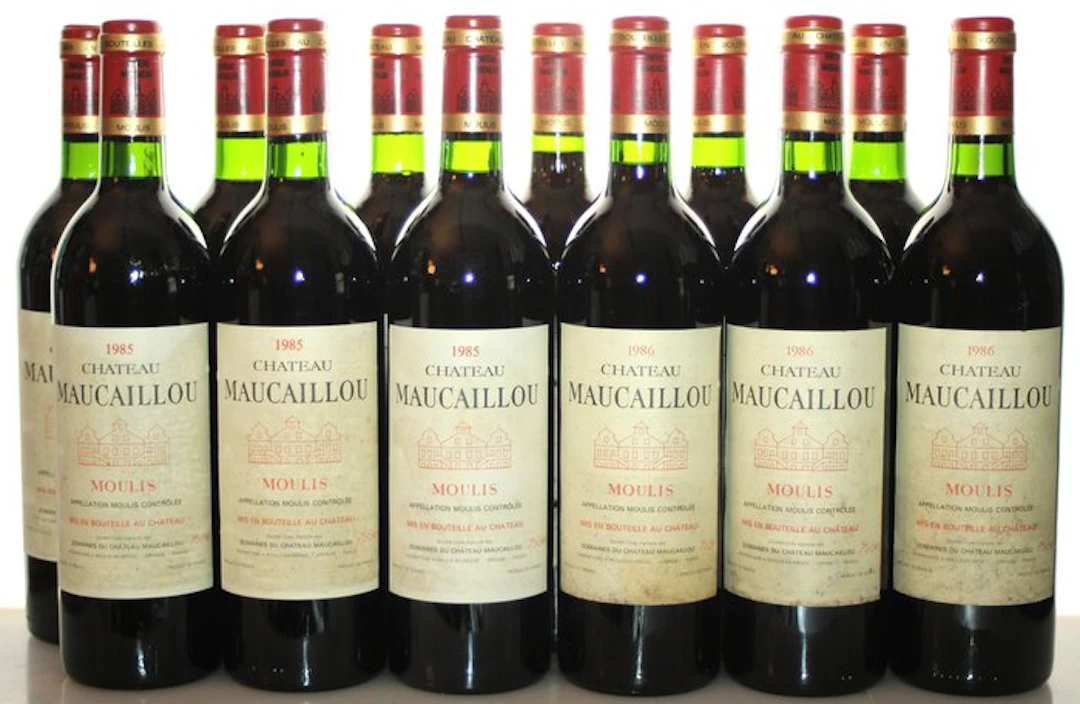 1985 Château Maucaillou (6x) + 1986 Château Maucaillou...