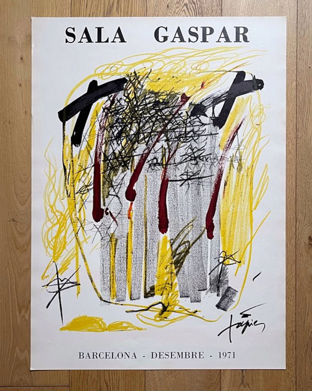 Antoni Tapies - Antoni Tàpies – Sala Gaspar, Barcelona – Desembre 1971 - 1970s