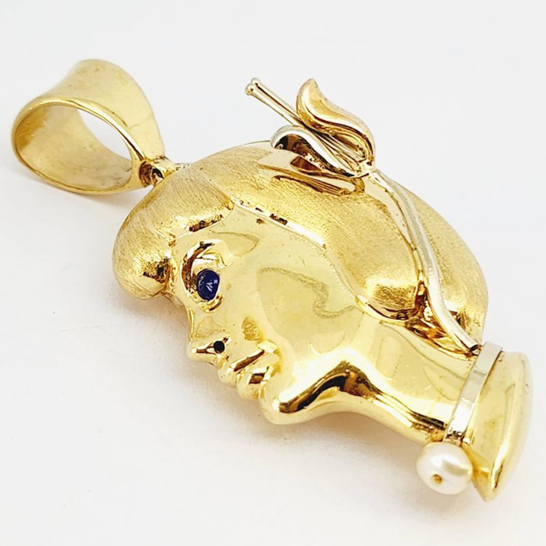Pendant - 18 kt. Yellow gold