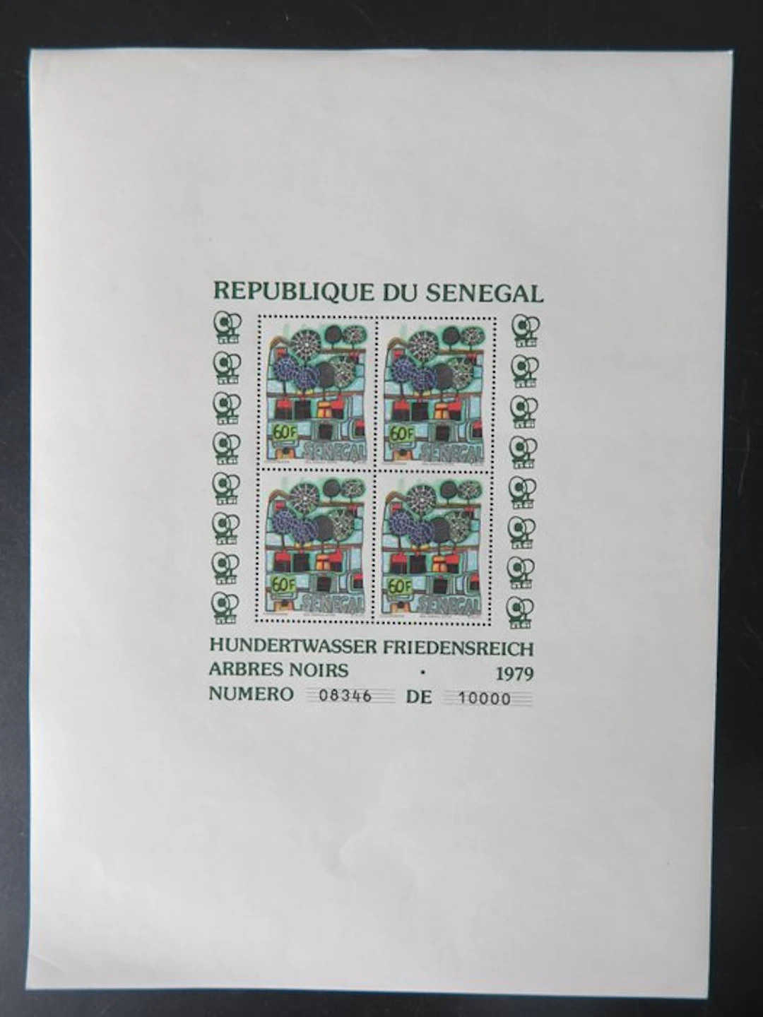 Senegal 1979 - Complete set of Friedensreich Hundertwasser blocks
