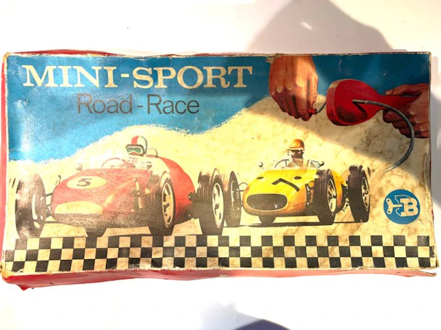 Biller - Tin toy - Biller Electric Mini Sport Rennbahn - 1960-1970 - Germany