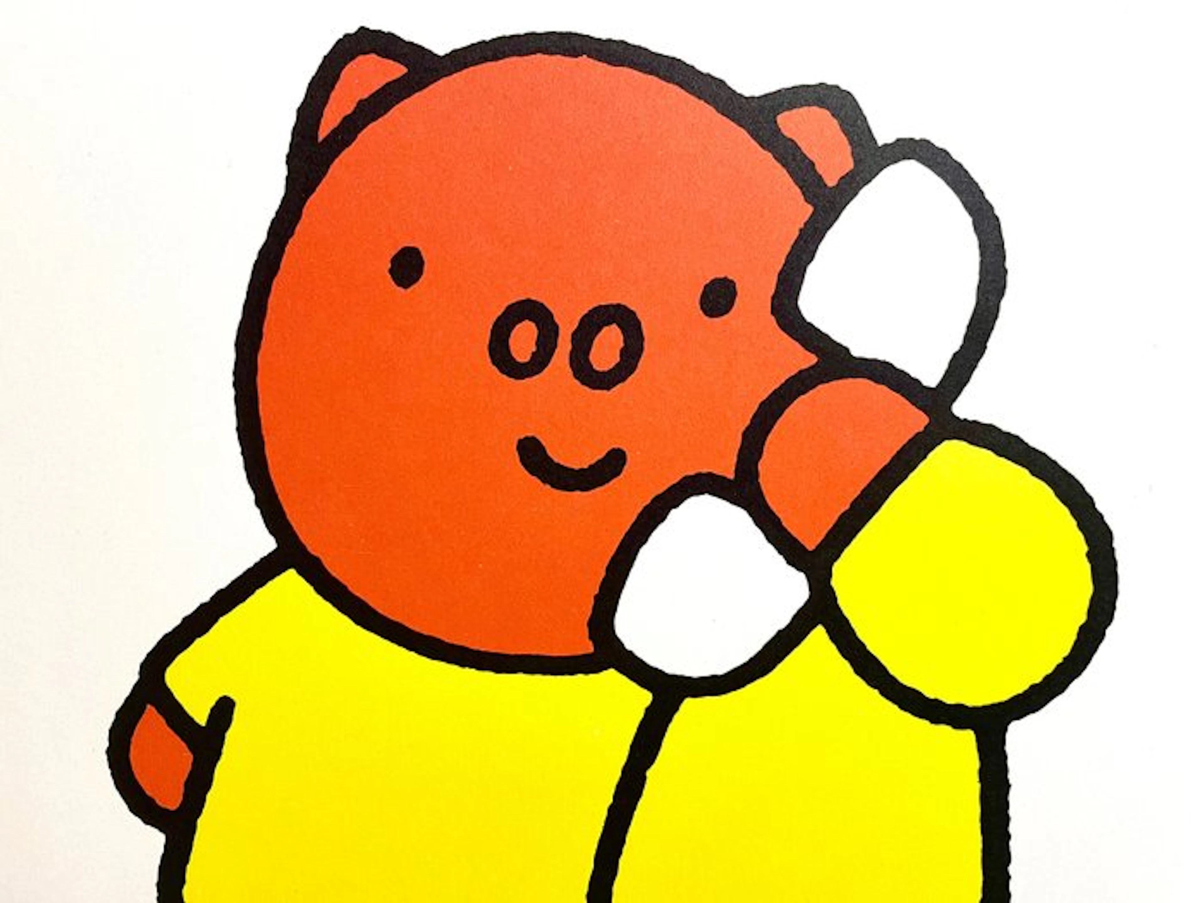 Dick Bruna - "Boris Bear on the phone" 1980