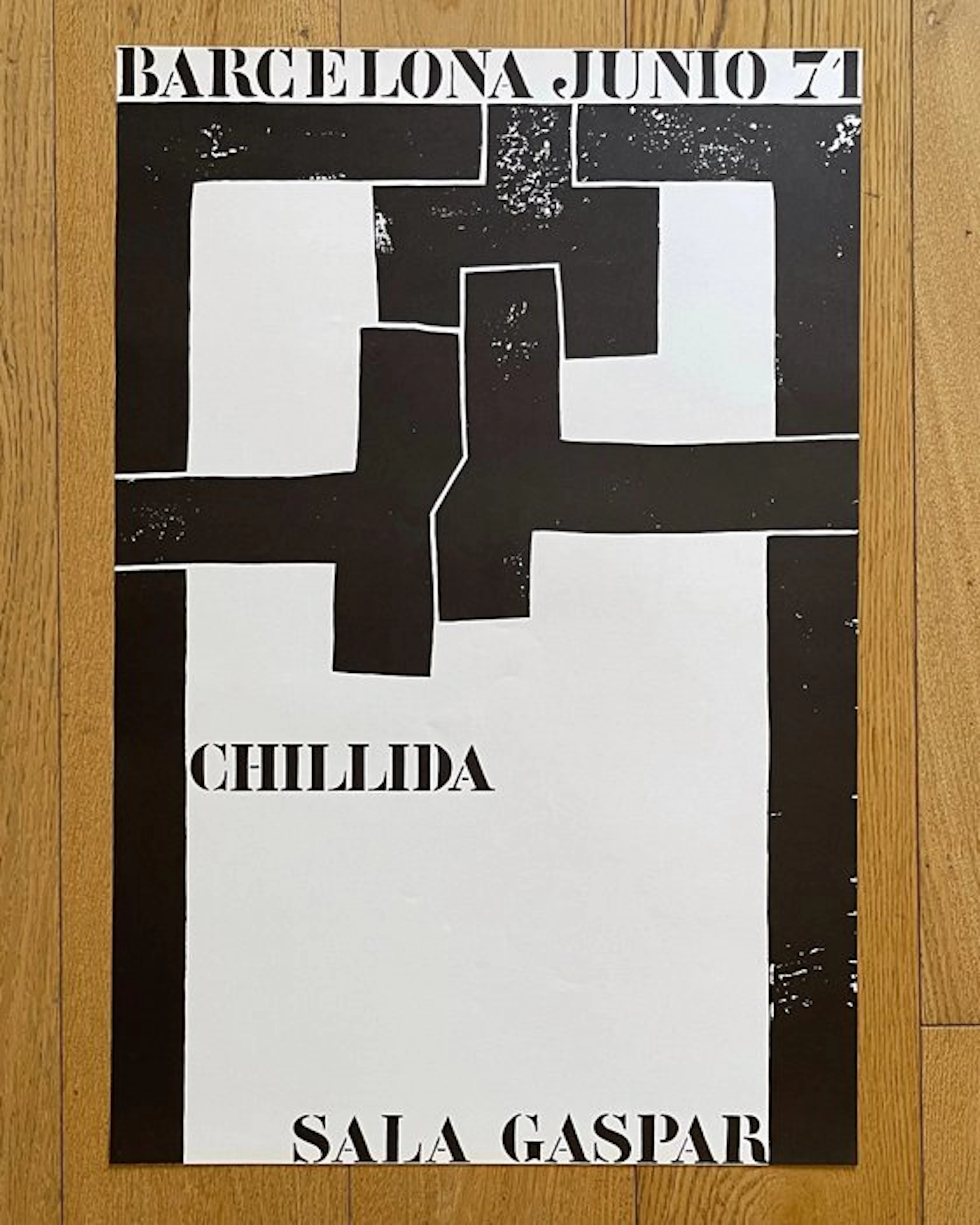 Eduardo Chillida - CHILLIDA - Barcelona Junio 71 - SALA GASPAR - 1970s