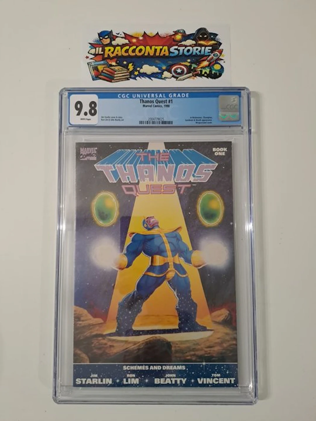 Thanos Quest 1 - Thanos Quest #1 - 1 Graded comic - 1990/1990 - CGC 9.8