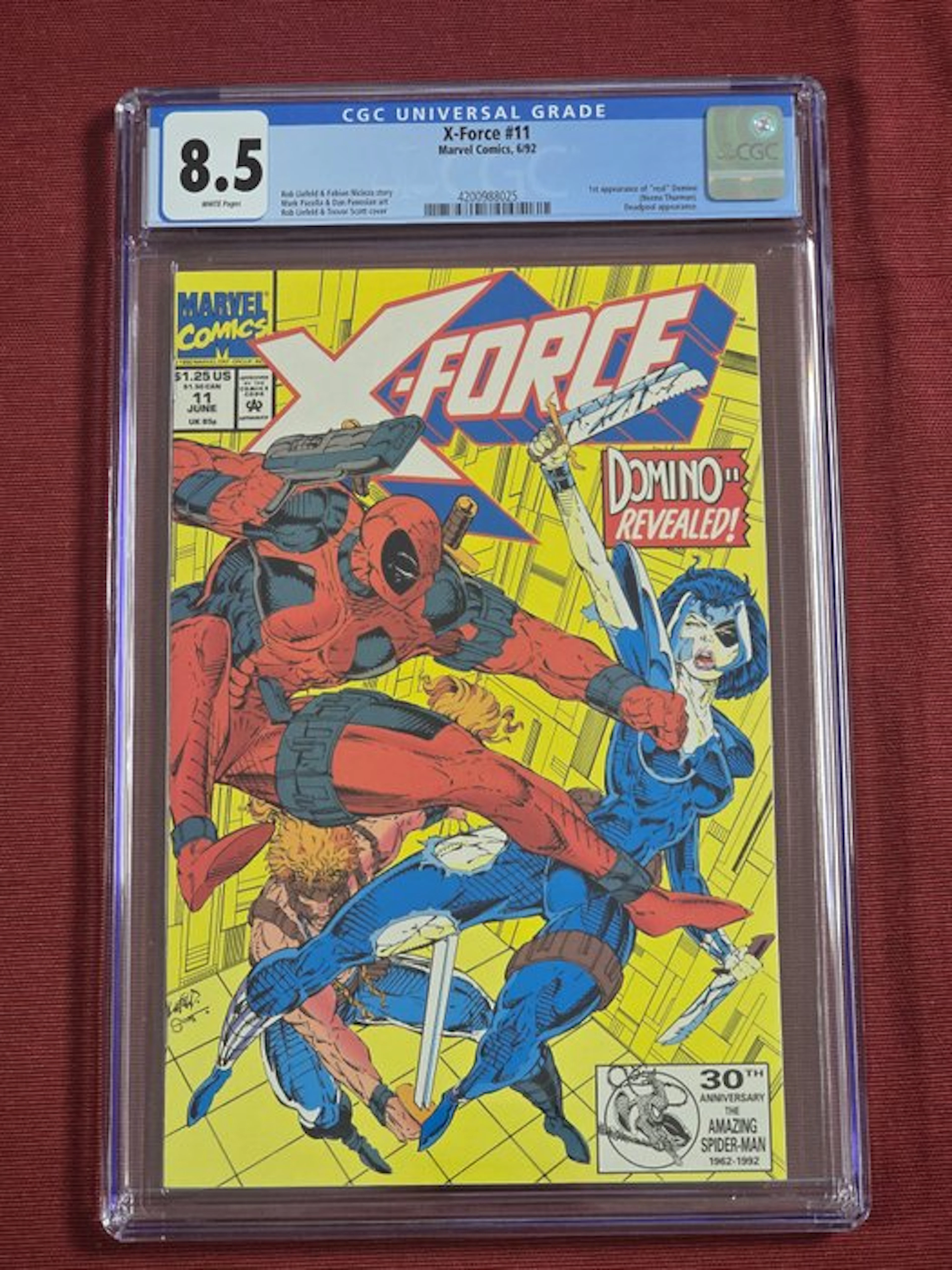 X-Force #11 - Sixth appearance of Deadpool; First...