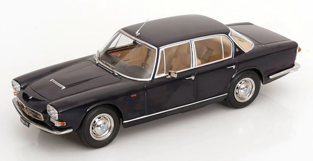 KK-Scale 1:18 - Model car - Maserati Quattroporte I - 1965 - Donkerblauw