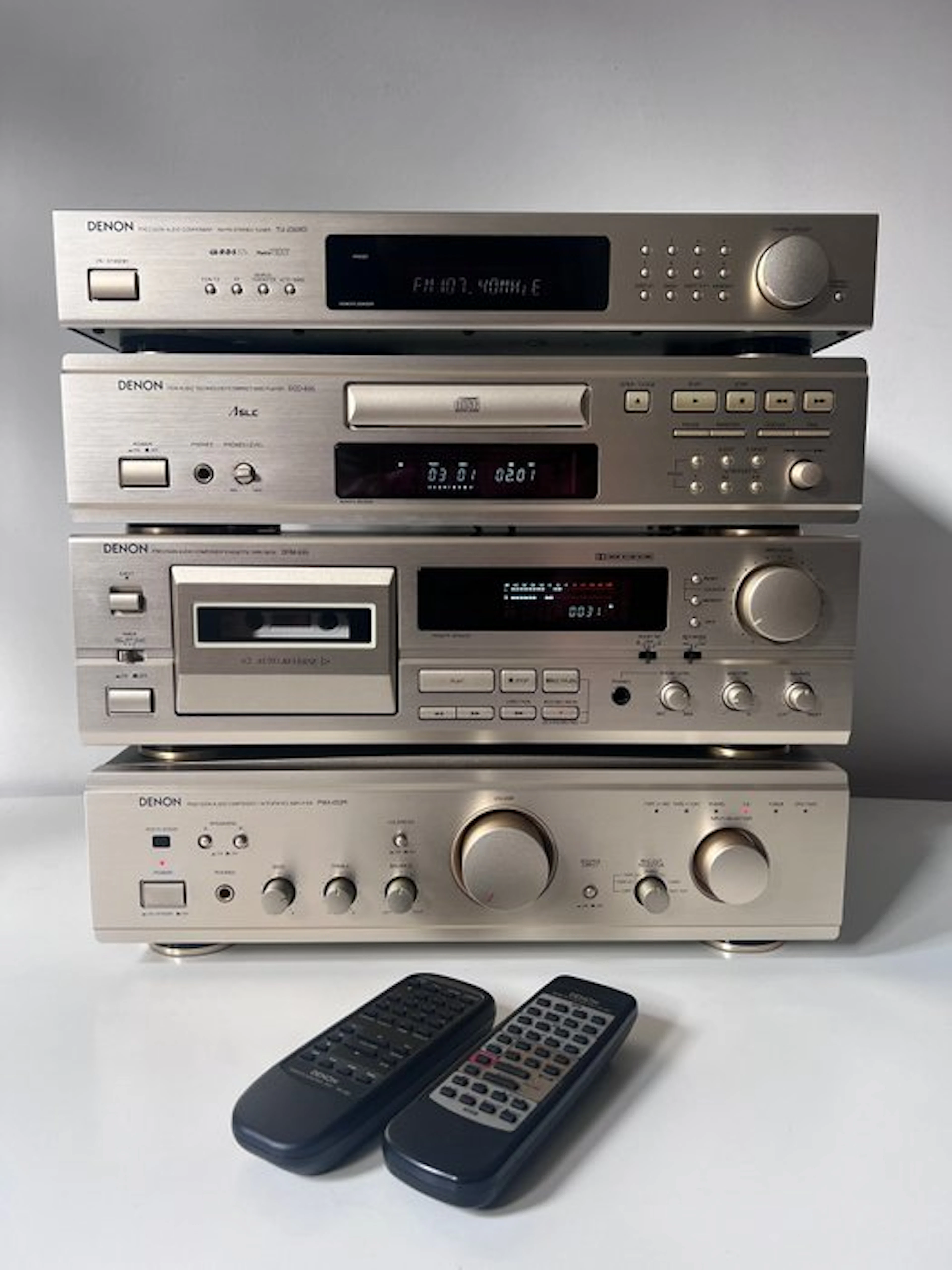 Denon - PMA-655R + DCD-655 + TU-235RD + DRM-555 Hi-fi set - Multiple models
