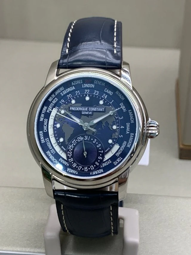 Frédérique Constant - Worldtimer Blue FC-718NWM4H6...