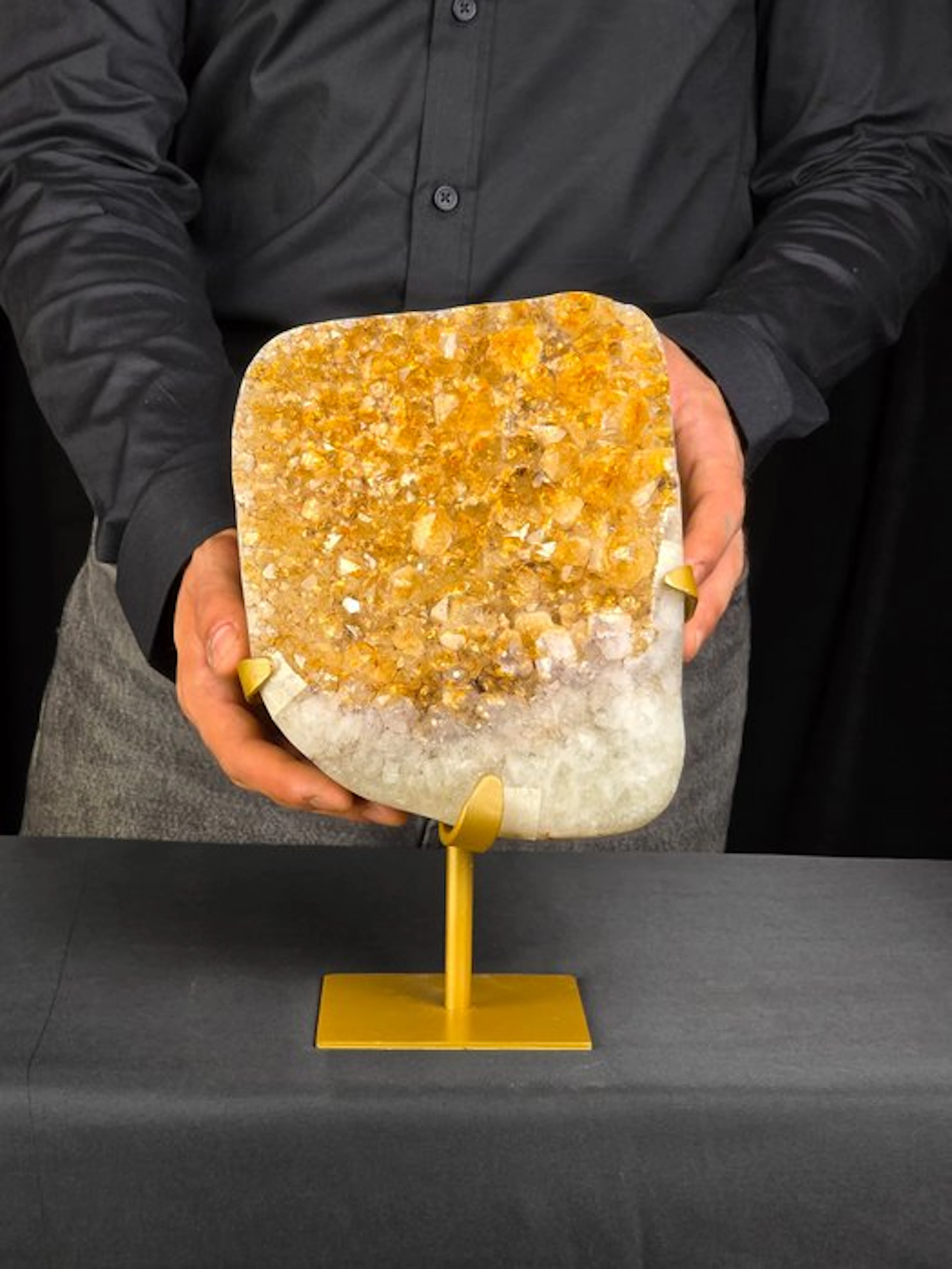 Citrine Crystal cluster- 2.96 kg - (1)