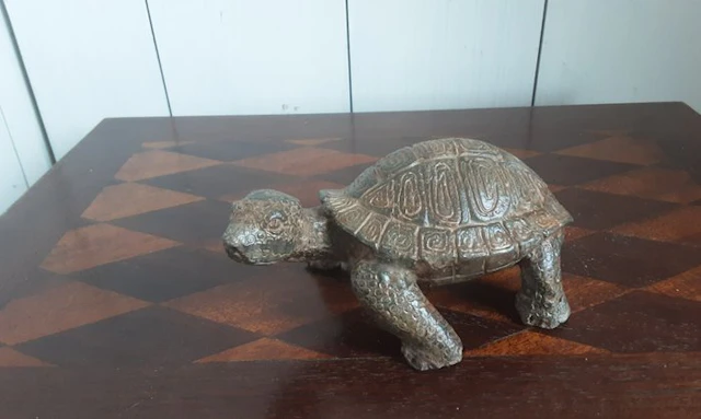 Figure - P. Chenet - Schildpad - 13,5 cm - Bronze