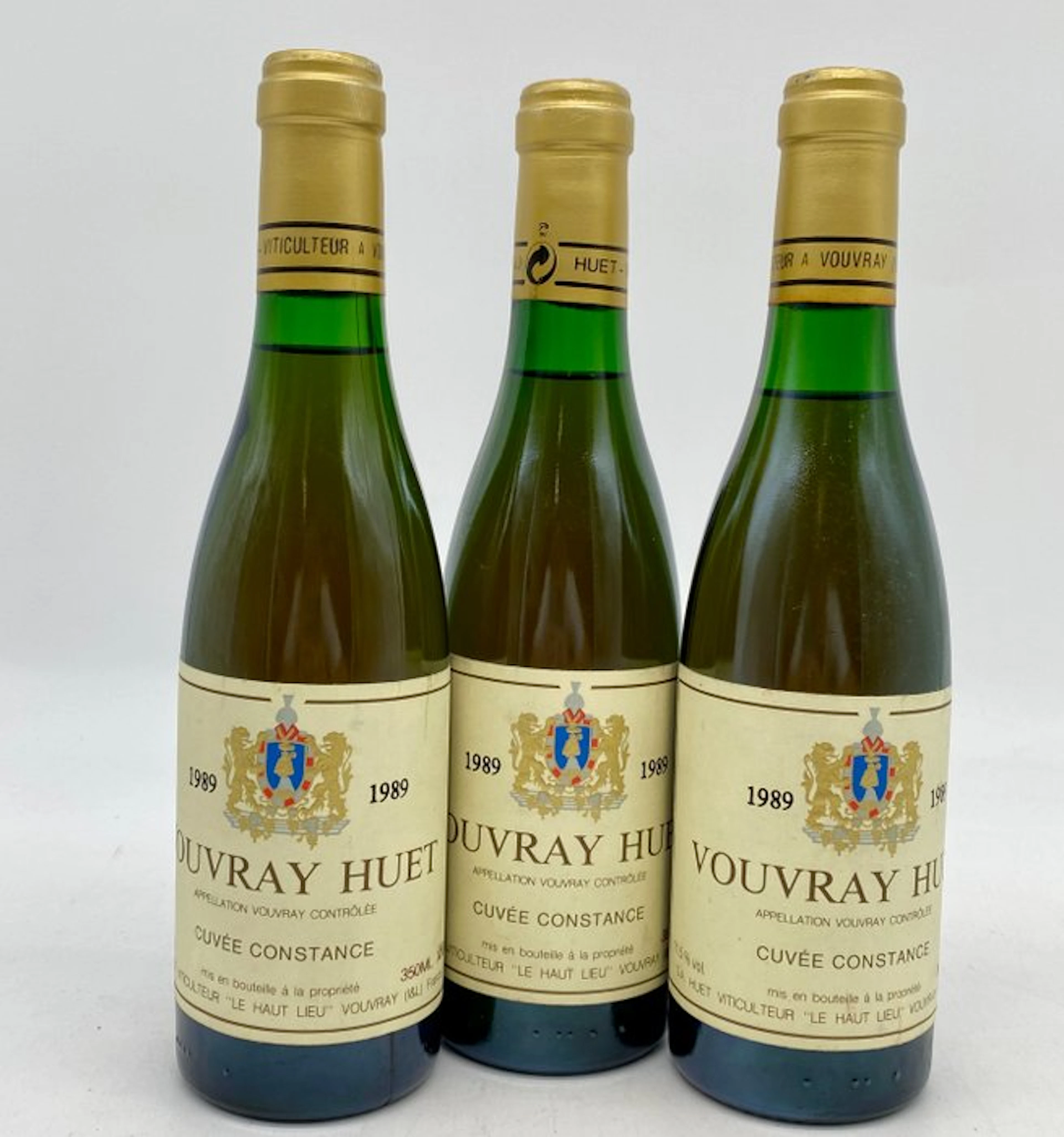1989 Domaine Huet Vouvray, Cuvee Constance - Loire - 3 Half Bottles (0.35L)