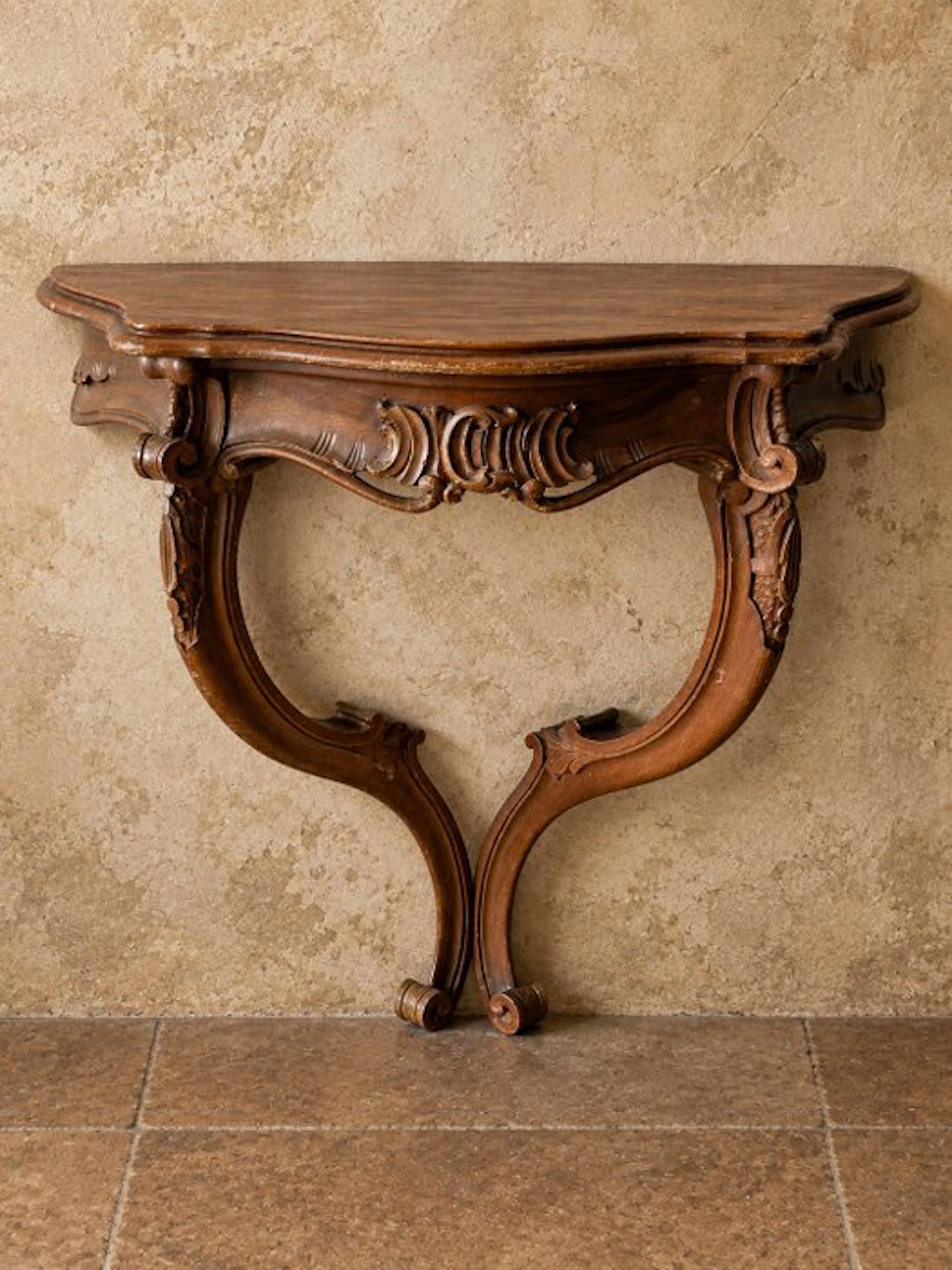 Console table - Wood - Wall-mounted console