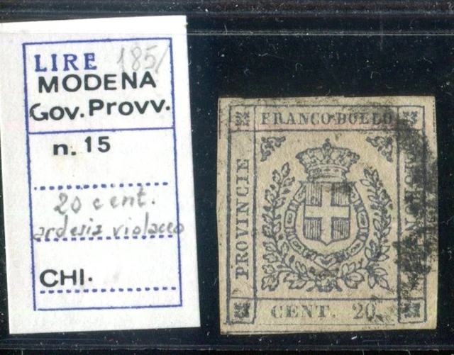 Italian Ancient States - Modena 1859 - Provisional...