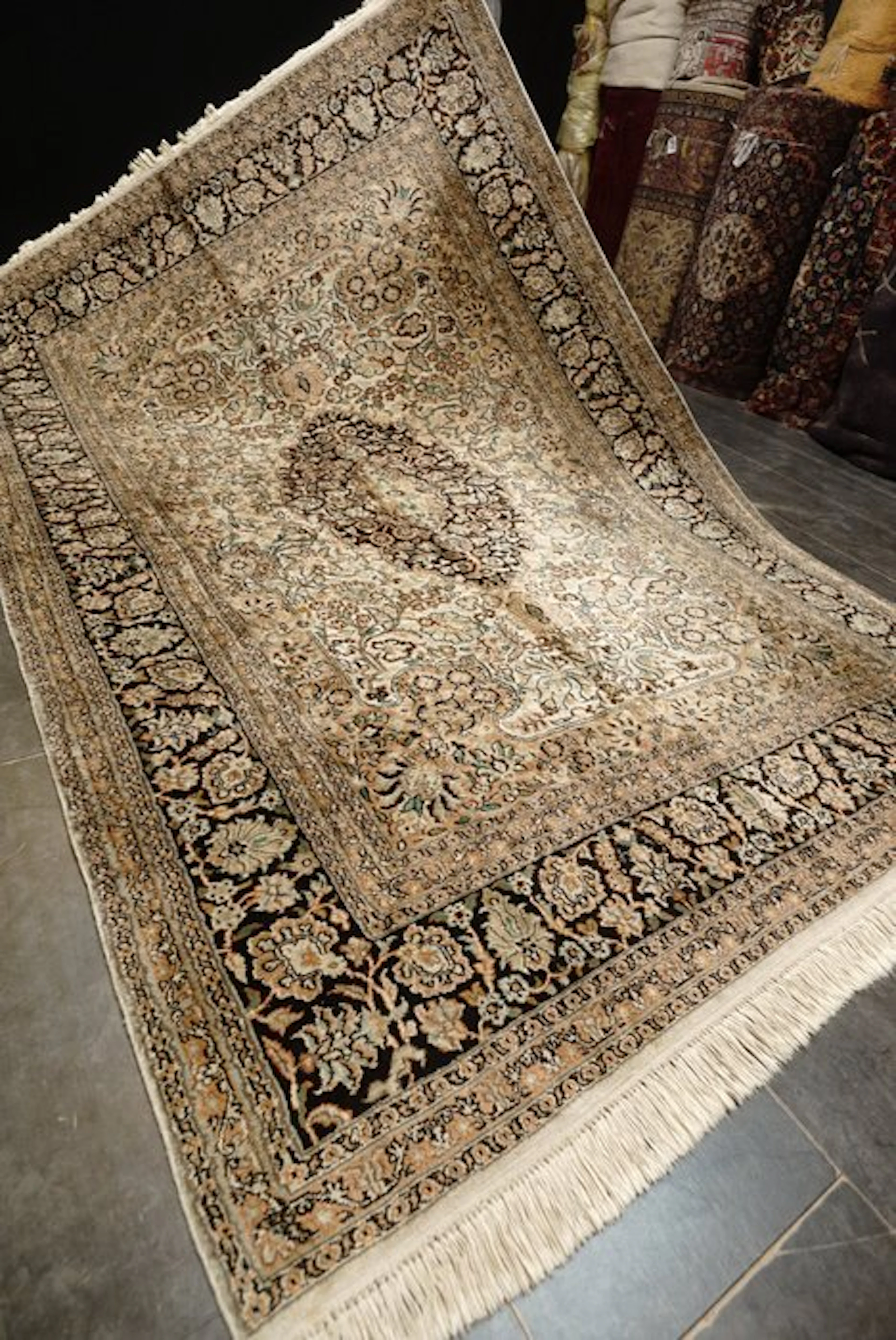 Cashmere Silk - Carpet - 250 cm - 170 cm - silk carpet