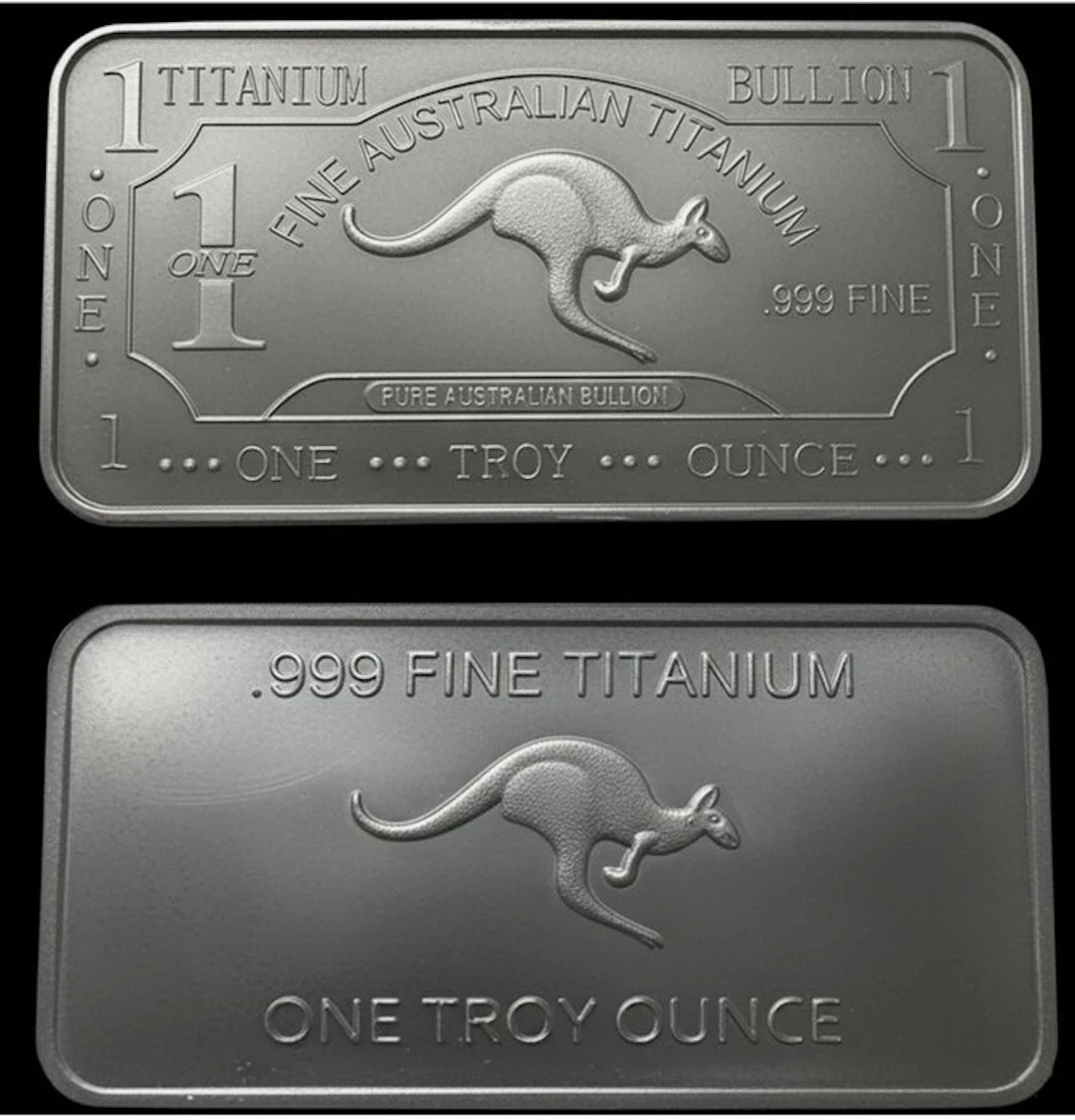 Australia. 1 oz Kangaroo - 999 Titan (No reserve price)