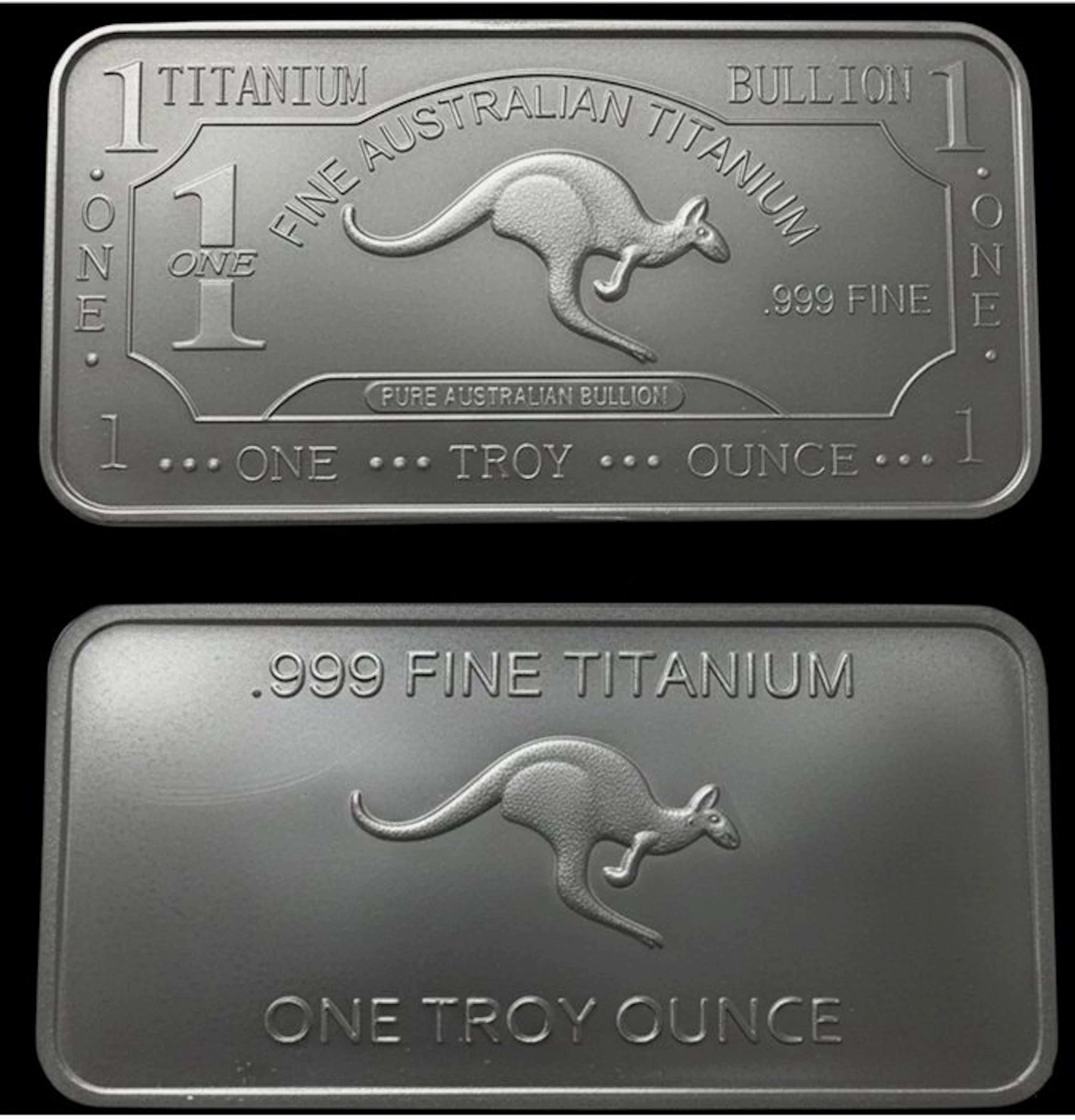 Australia. 1 oz Kangaroo - 999 Titan (No reserve price)