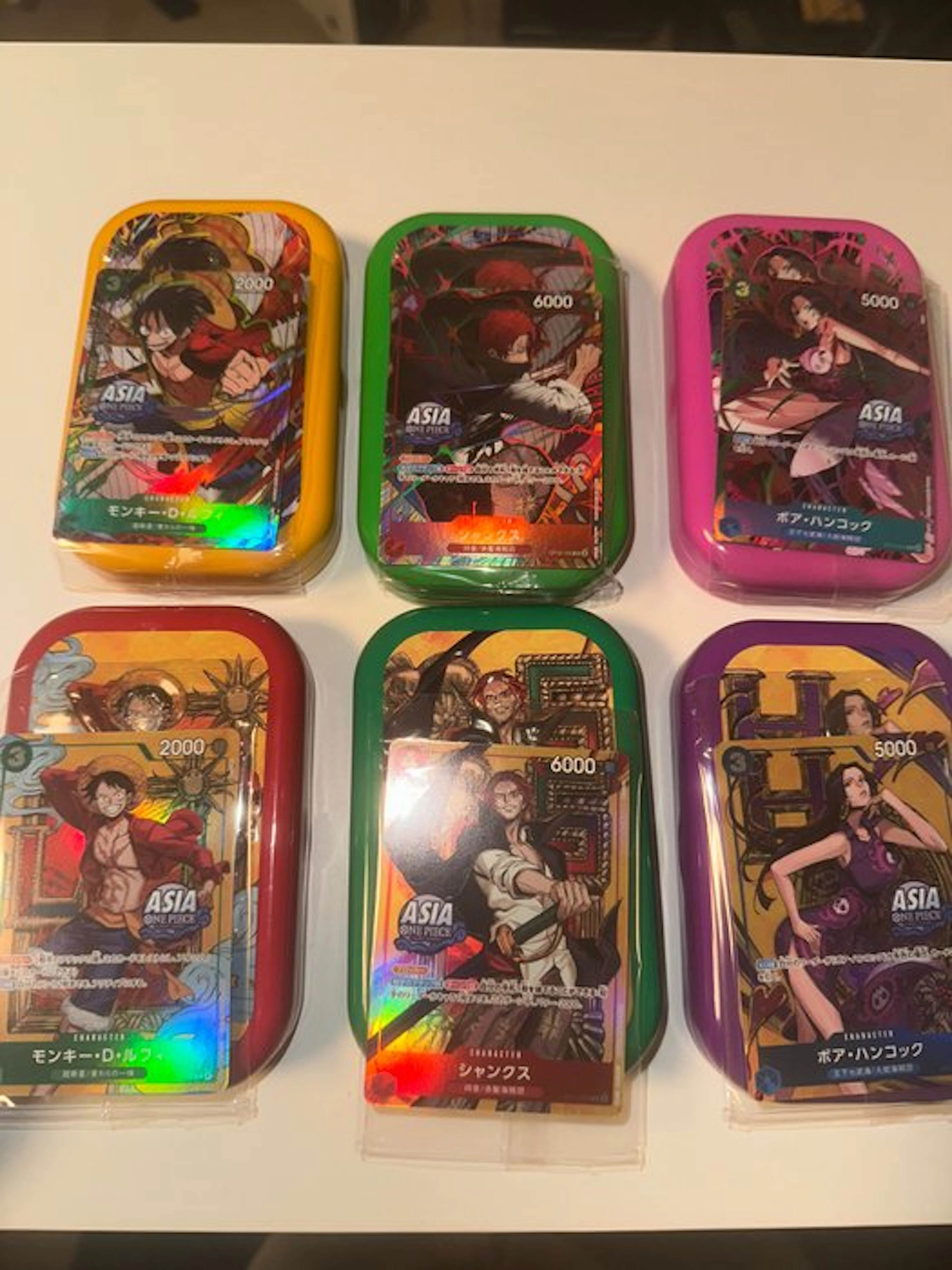 Bandai - 6 Complete set - One Piece