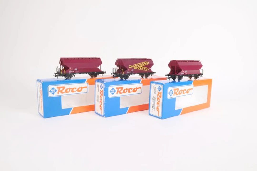 Roco H0 - 46988/89 - Model train freight carriage (3)...