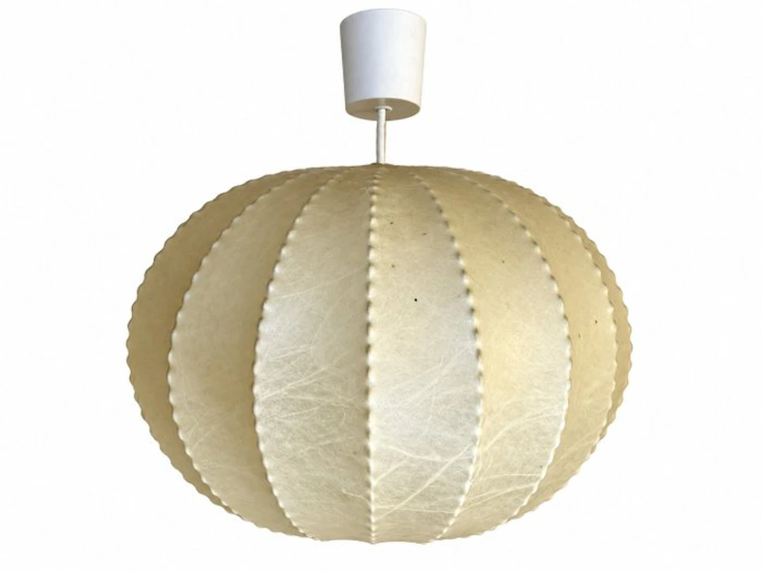 Hanging lamp - Goat skin
