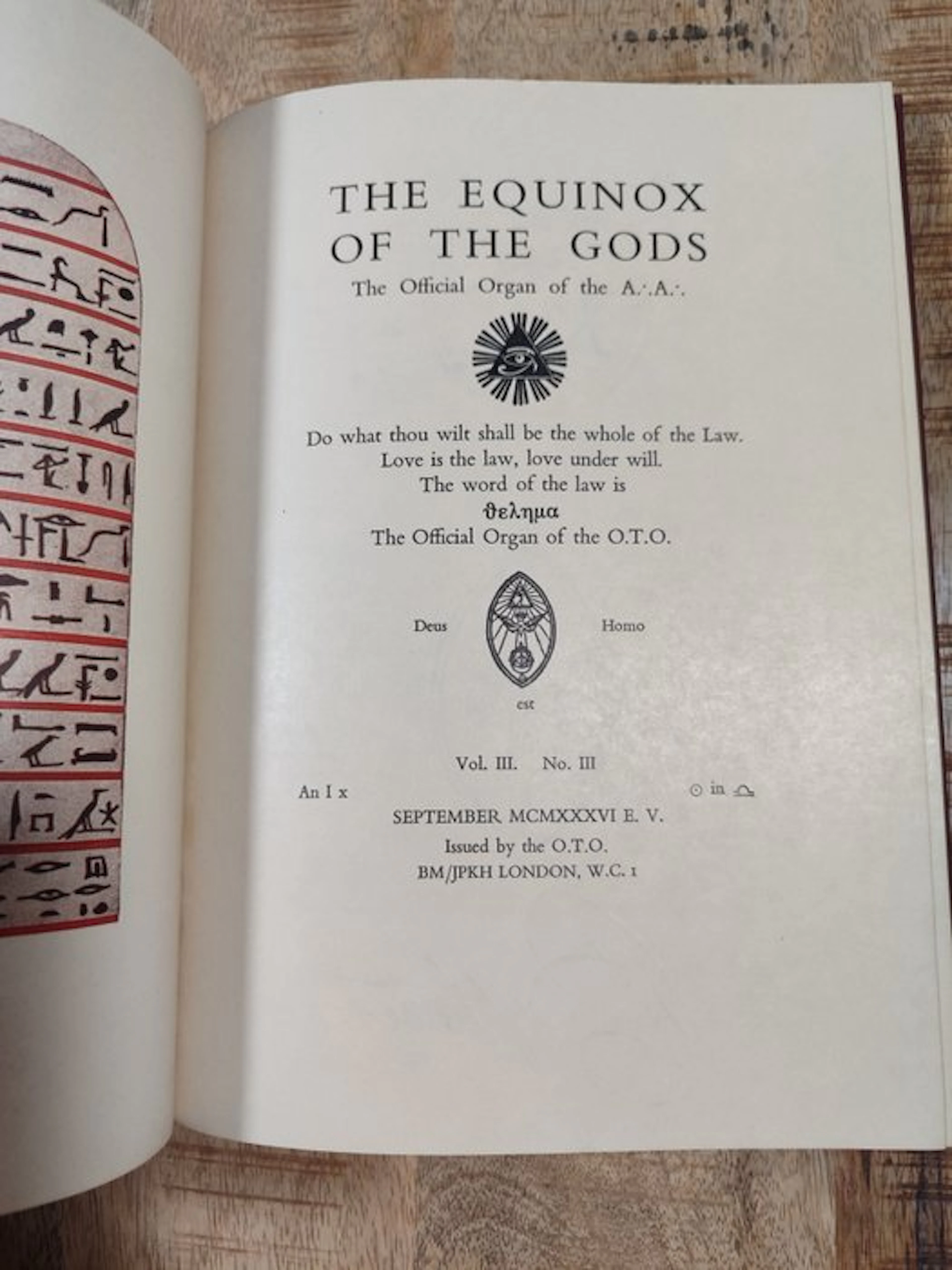 Aleister Crowley - The Equinox of the Gods - 1955