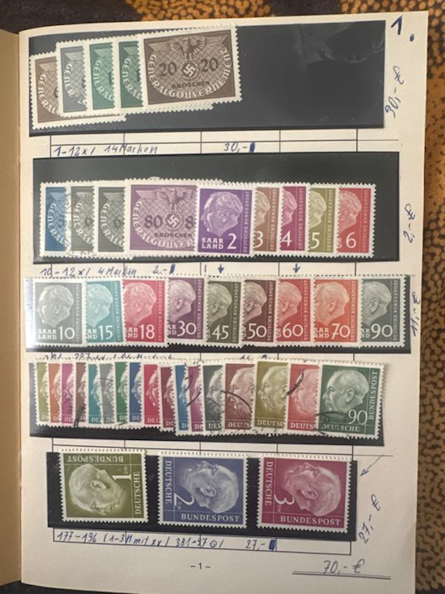 Germany - German stamps