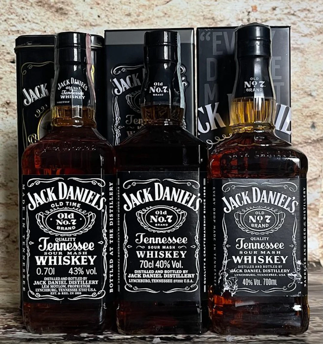 Jack Daniel's Old No 7 - b. 2000s, 2010s - 70cl - 3 bottles