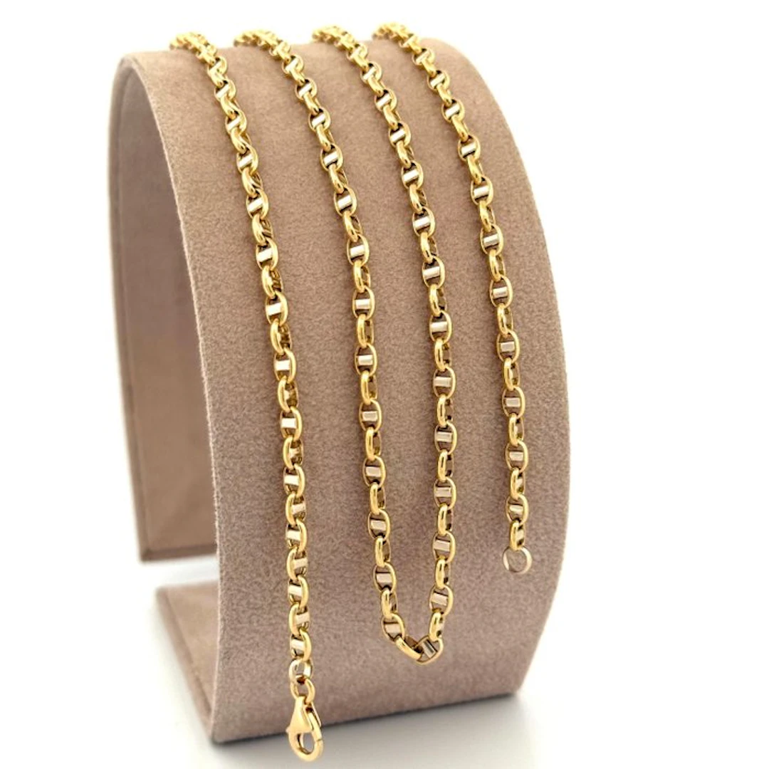 Necklace - 18 kt. White gold, Yellow gold - Marinara - 60 cm