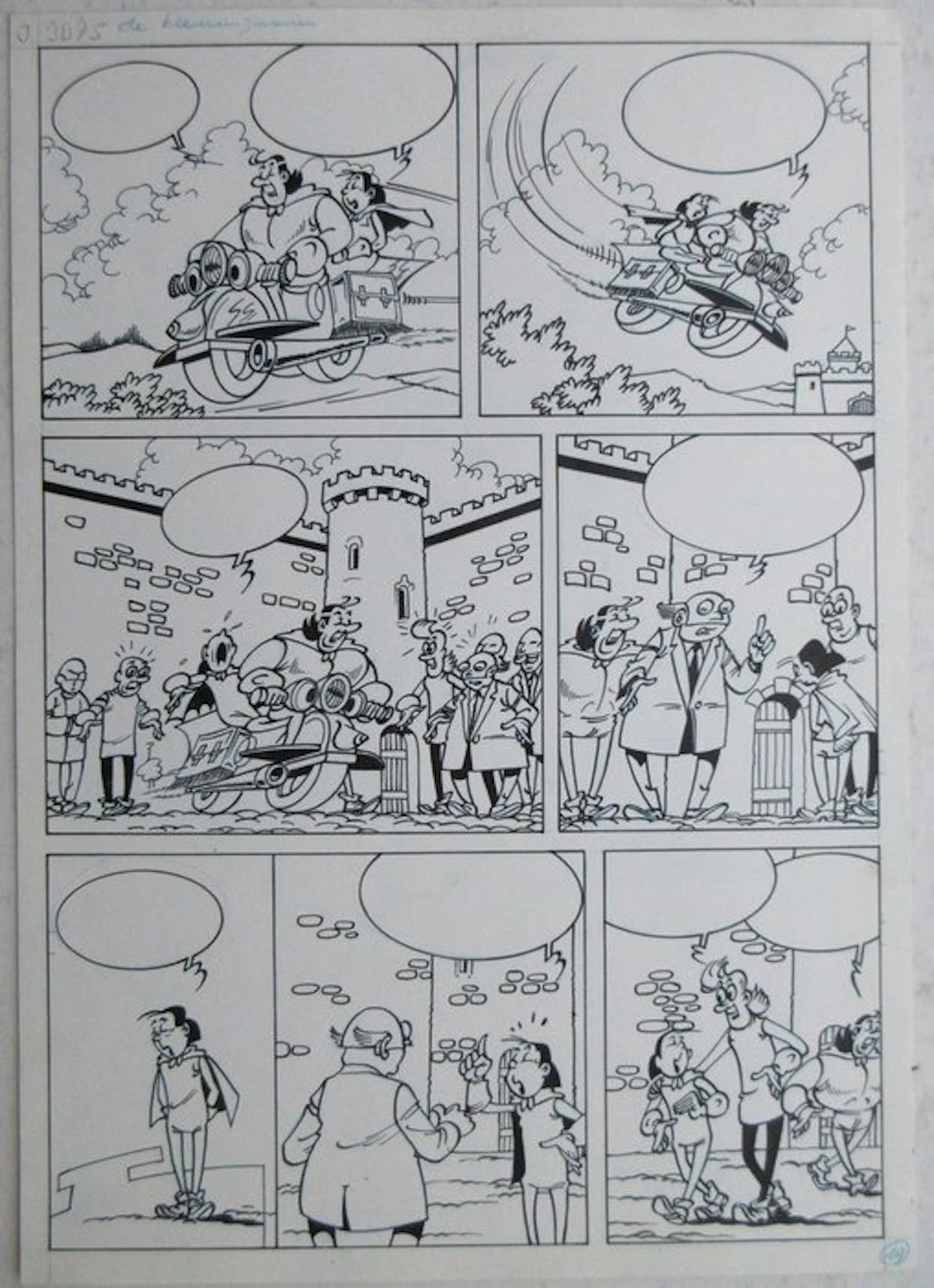 Studio Vandersteen - 1 Original page - Jerom - De kleurenzaaier p. 19