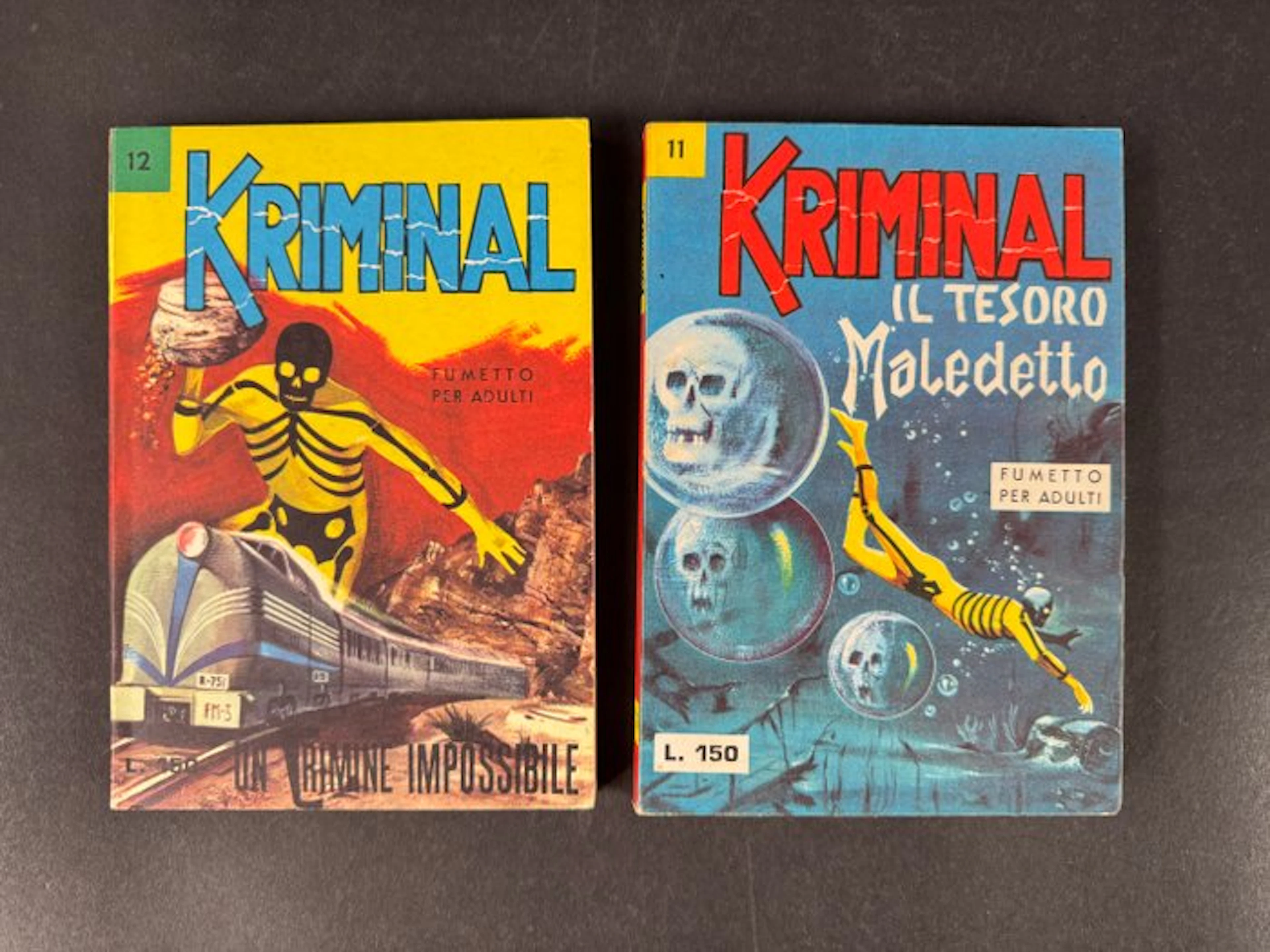 Kriminal nn. 11/12 - 2 Comic - First edition - 1964