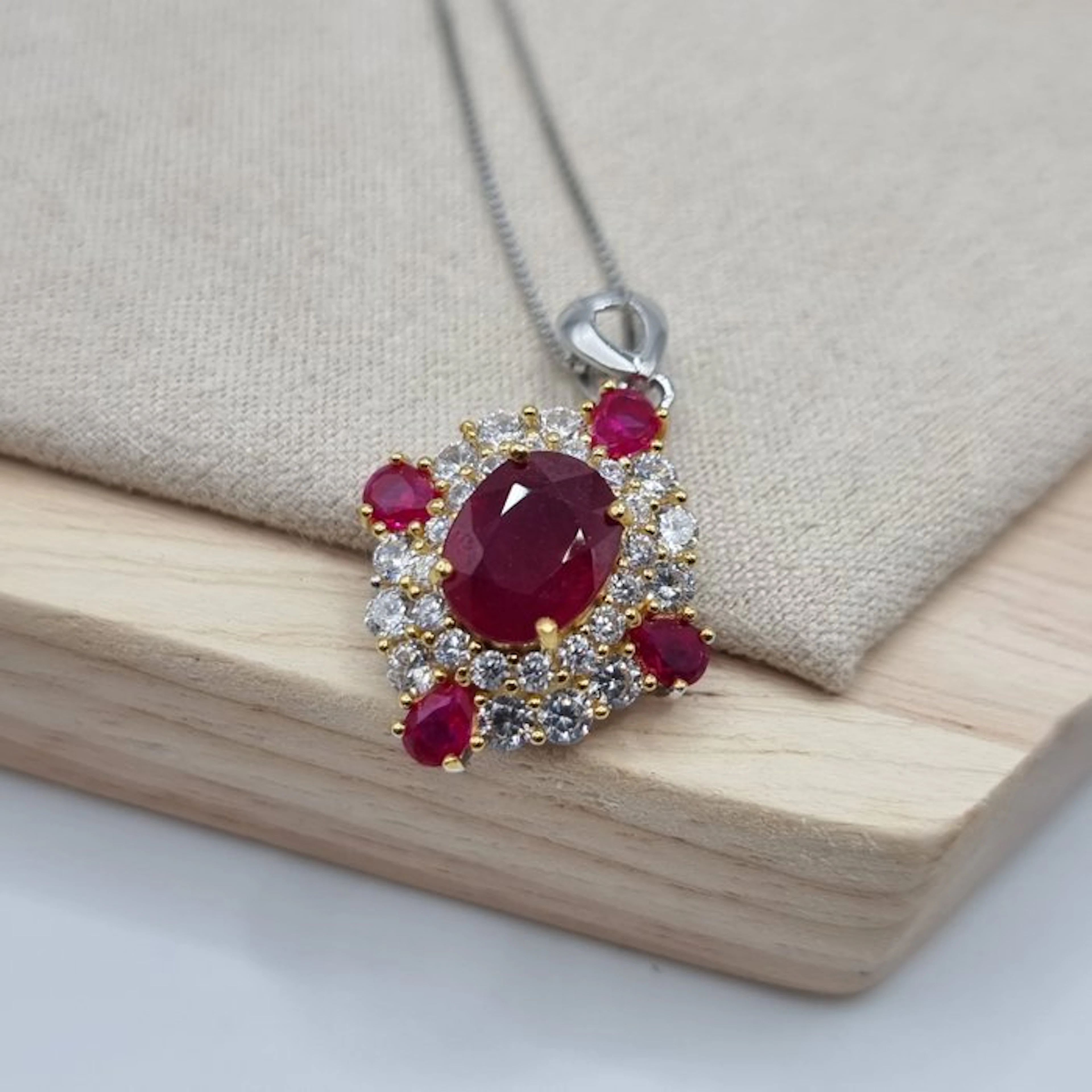 No reserve price - Necklace with pendant Silver