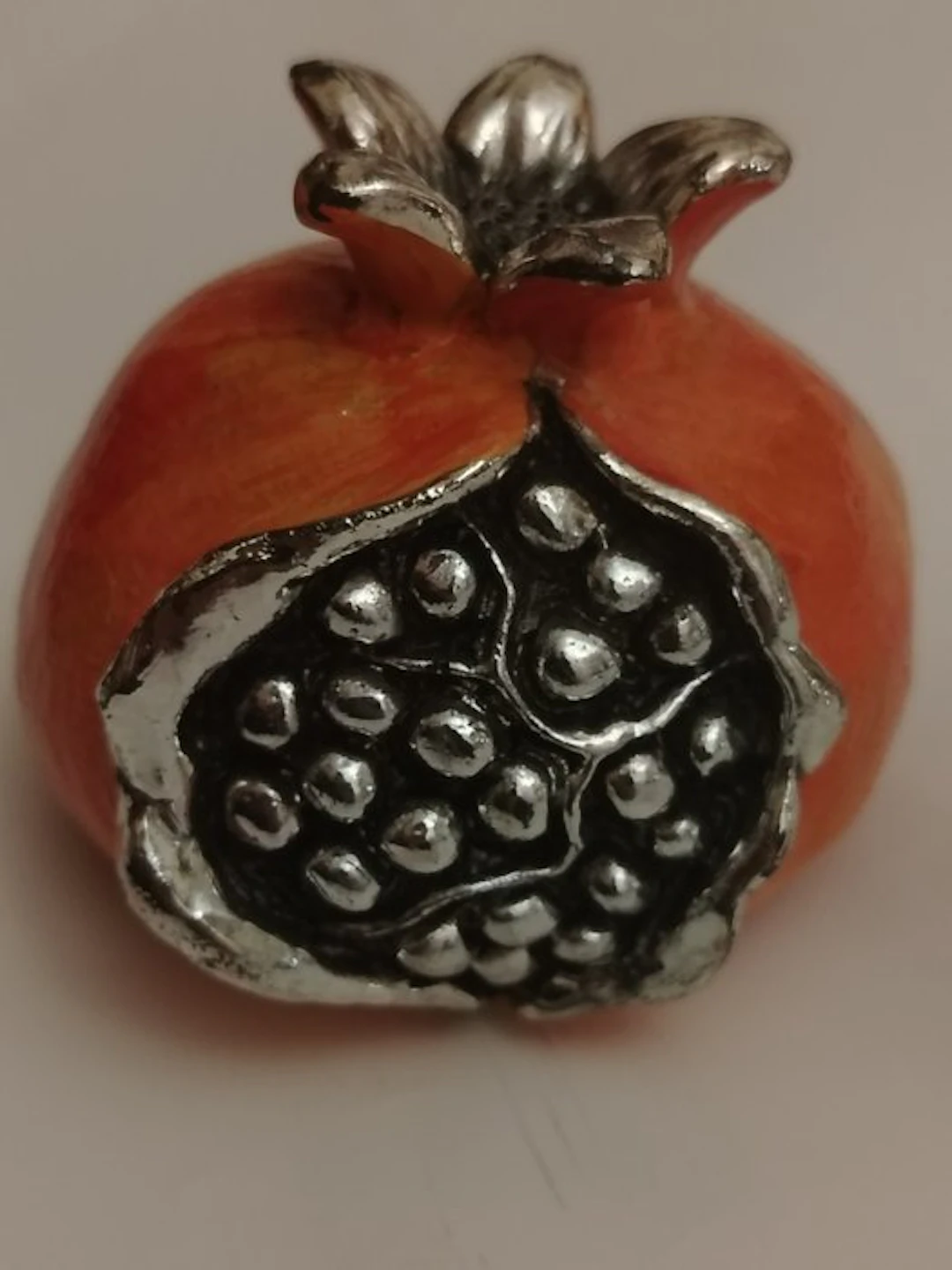 2000 - Centrepiece - Silverplated - Laminated pomegranate agent