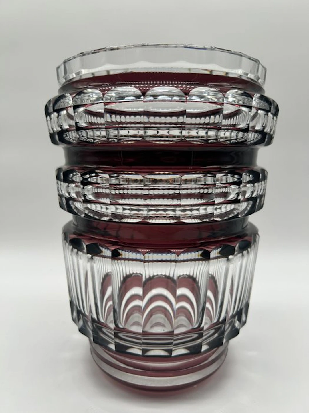 Val Saint Lambert - Charles Graffart - Vase - Formose - Crystal - ART DECO
