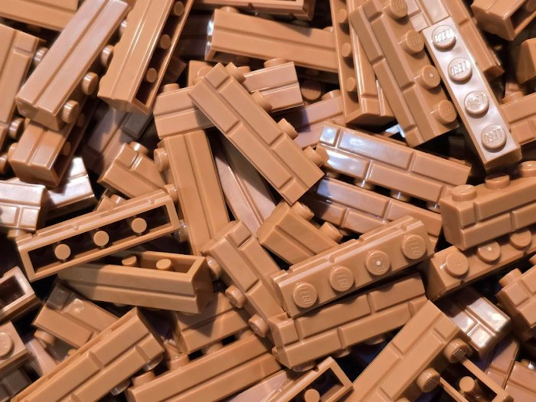 LEGO Pieces - New Brick Modified 1 x 4 with Masonry Profile medium