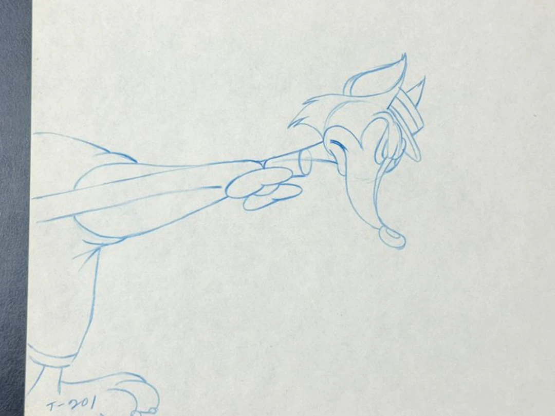 Columbia - Original animation drawing of Fauntleroy Fox...