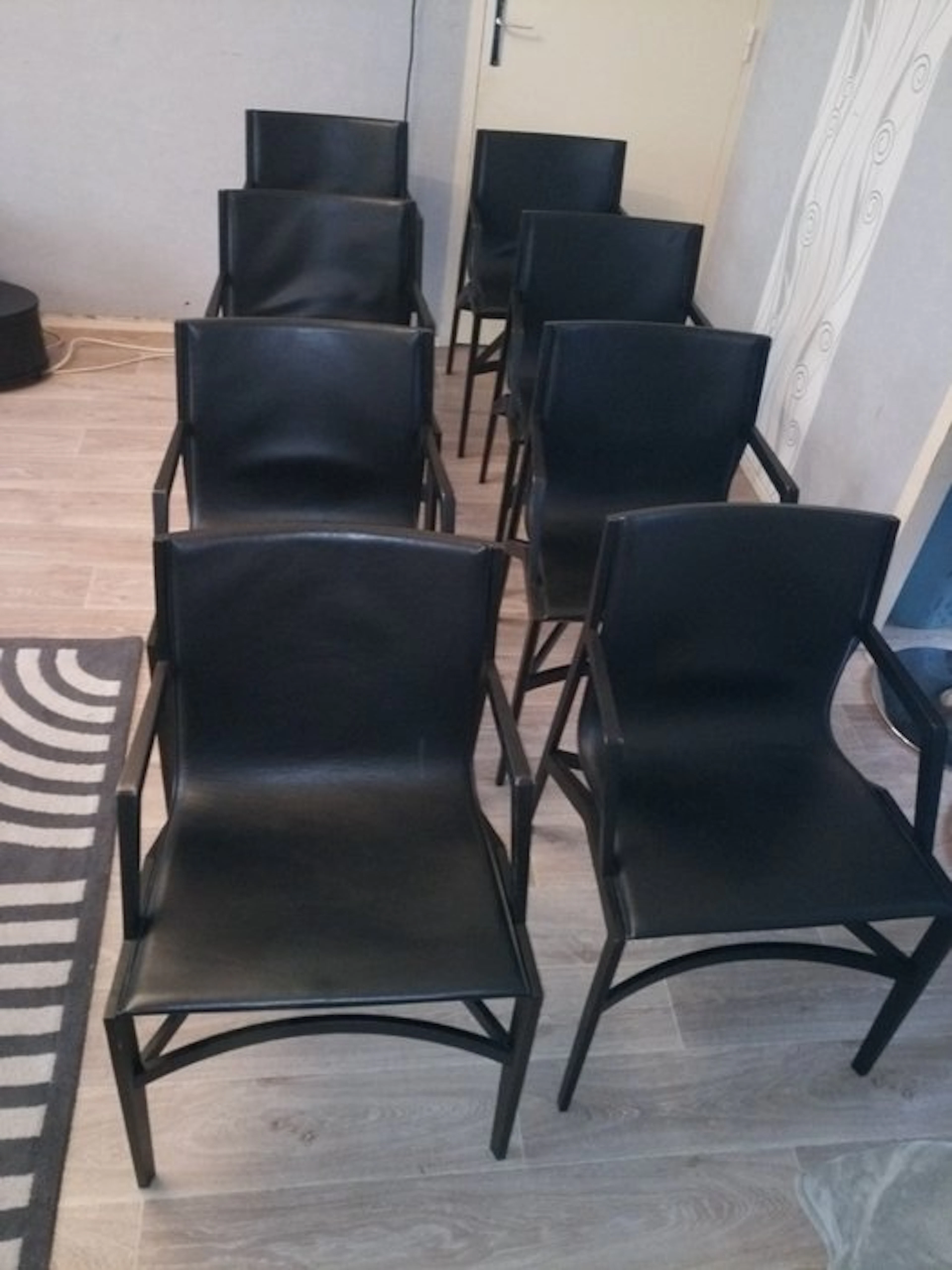 Cassina - Rodolfo Dordoni - Chair (8) - Pilotta - Wood, Leather