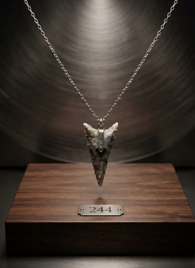 Musterian flint arrowhead