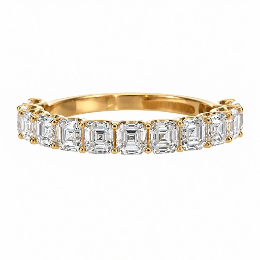No reserve price - Ring - 14 kt. Yellow gold - 2.1ct. tw. Diamond (Lab-grown)