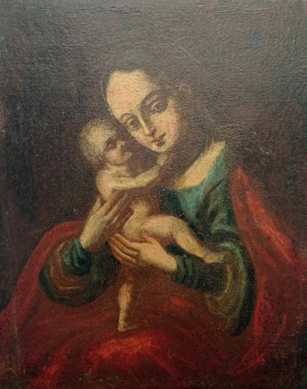 Italian school (XVII) - Madonna con Bambino