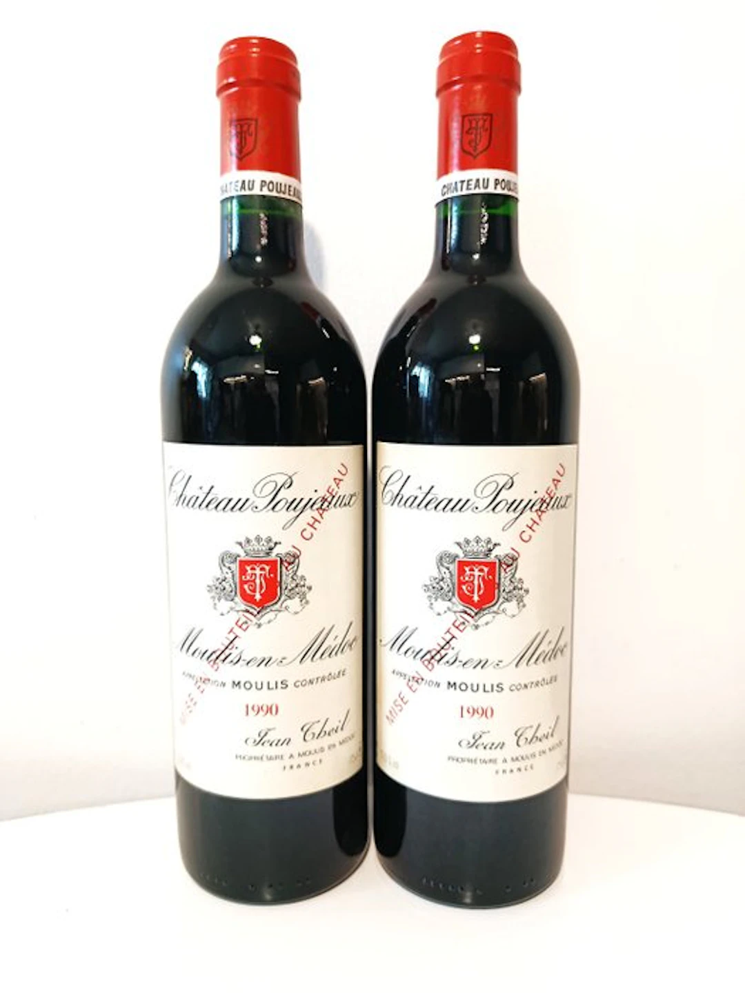 1990 Château Poujeaux - Moulis-en-Medoc - 2 Bottles (0.75L)