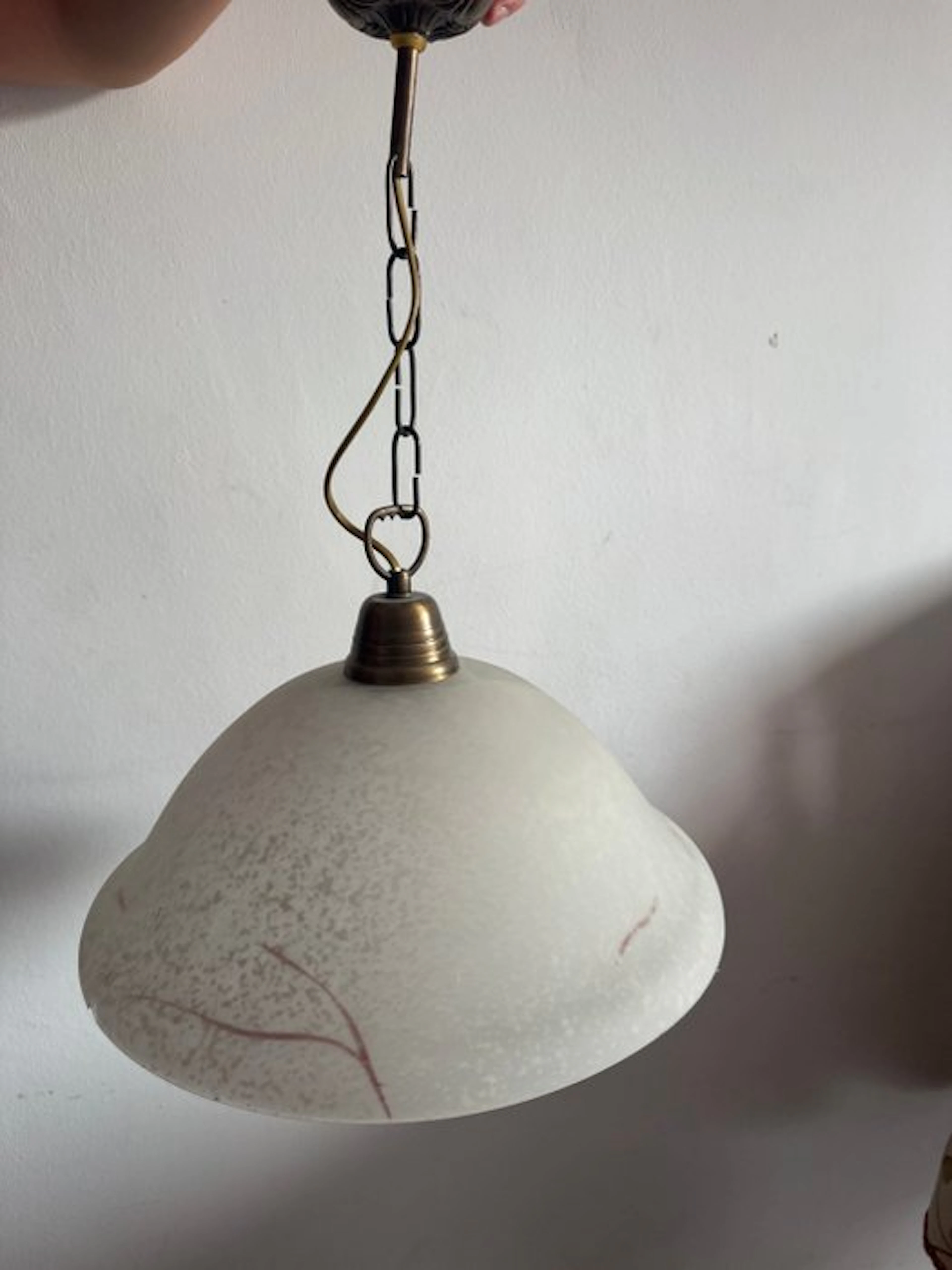 Hanging lamp - Crystal - antique lamp