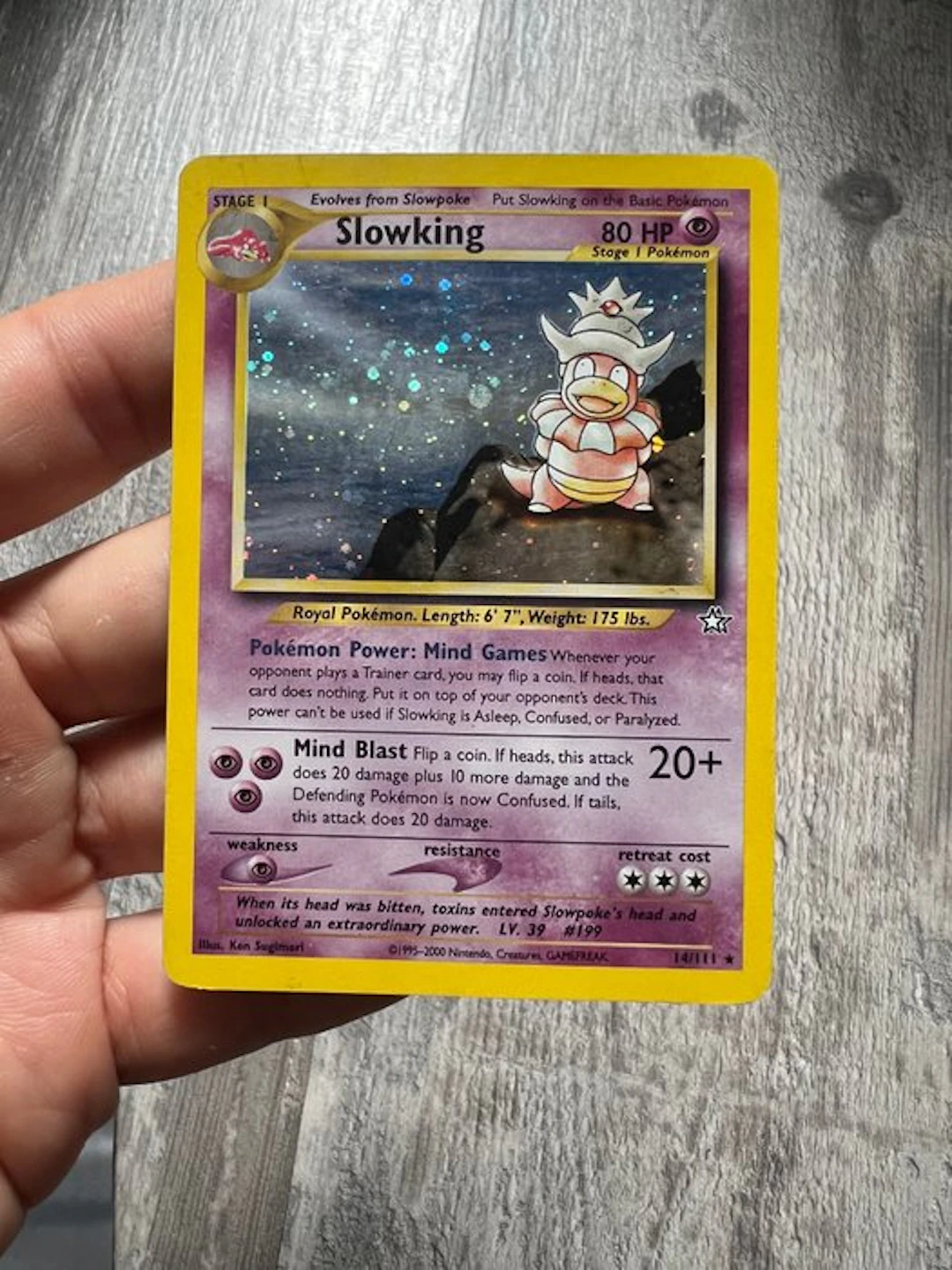 Pokémon - 1 Card - Slowking 14/111 Foil - Various sets