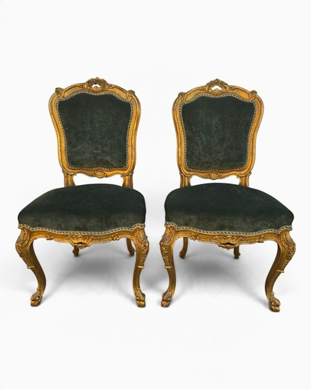Chair (2) - Wood, Velvet