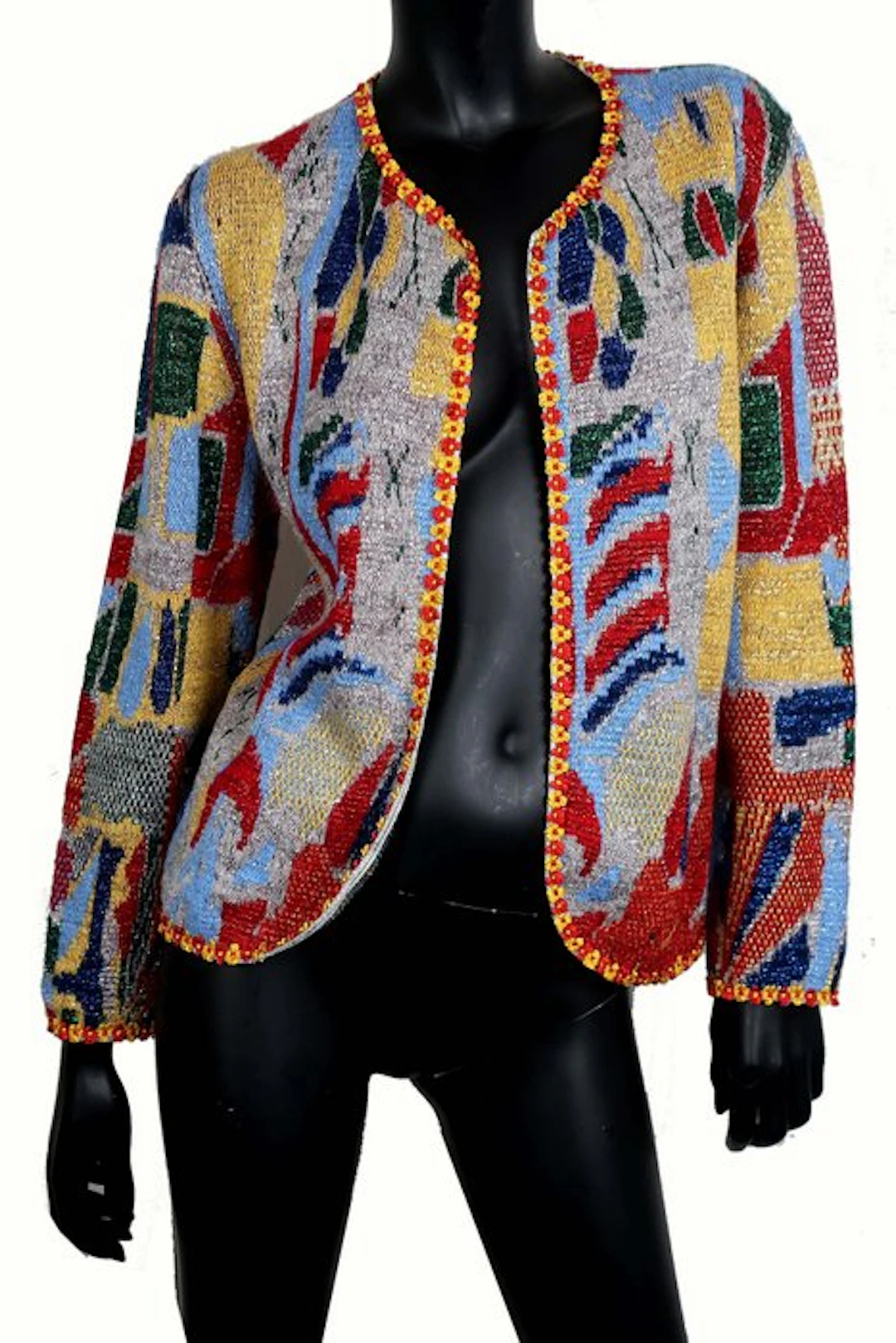 Missoni - Beaded Multi-Garn Open-Front Knit - Archive...