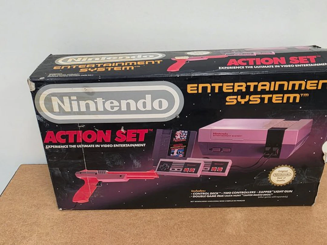 Nintendo - Nes - 8-Bit Super Rare - 1985 - Big Box Action...