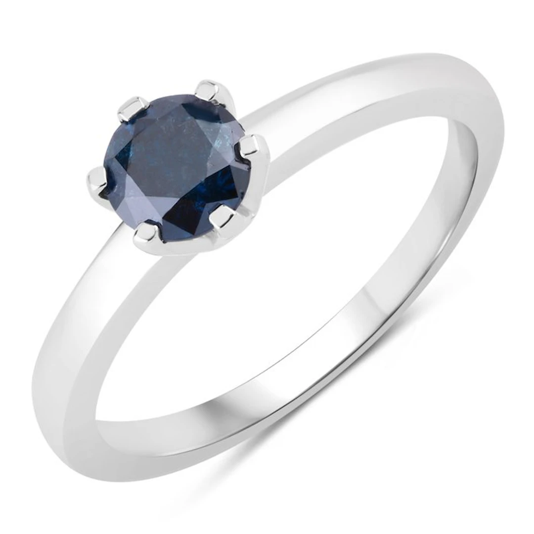 Ring 14k white gold - 0.52ct