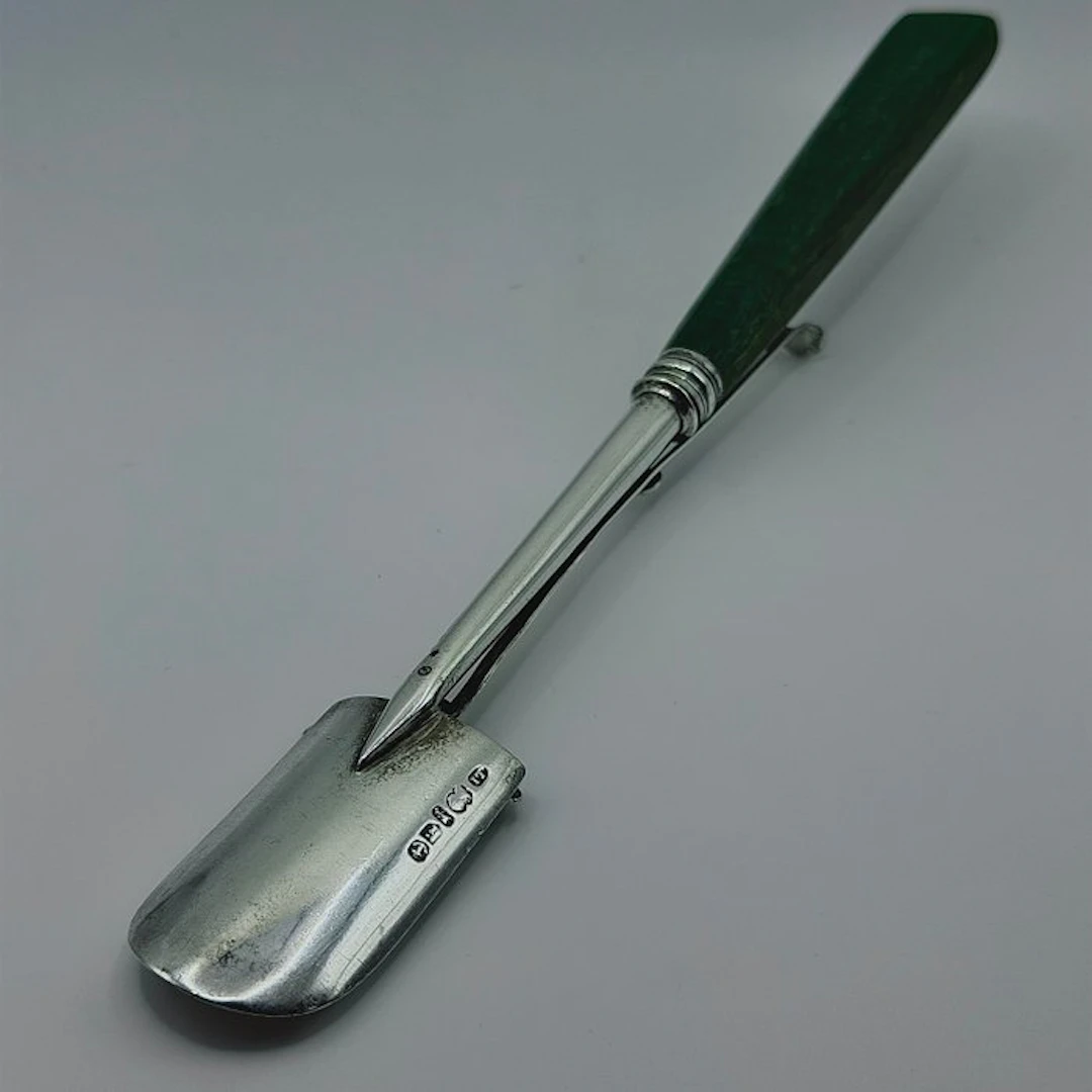 Joseph Taylor - Serving spoon - .925 silver - Cheese scoop