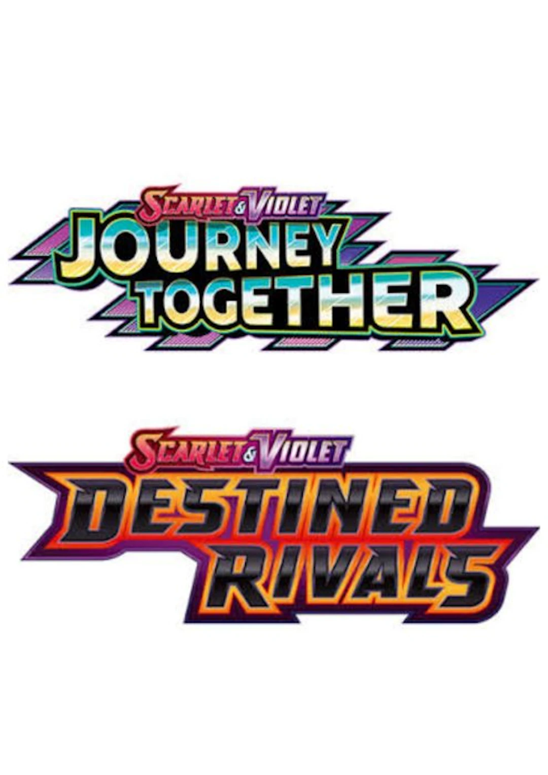 Pokémon - 2 Complete set - Scarlet & Violet - Journey Together, Destined Rivals