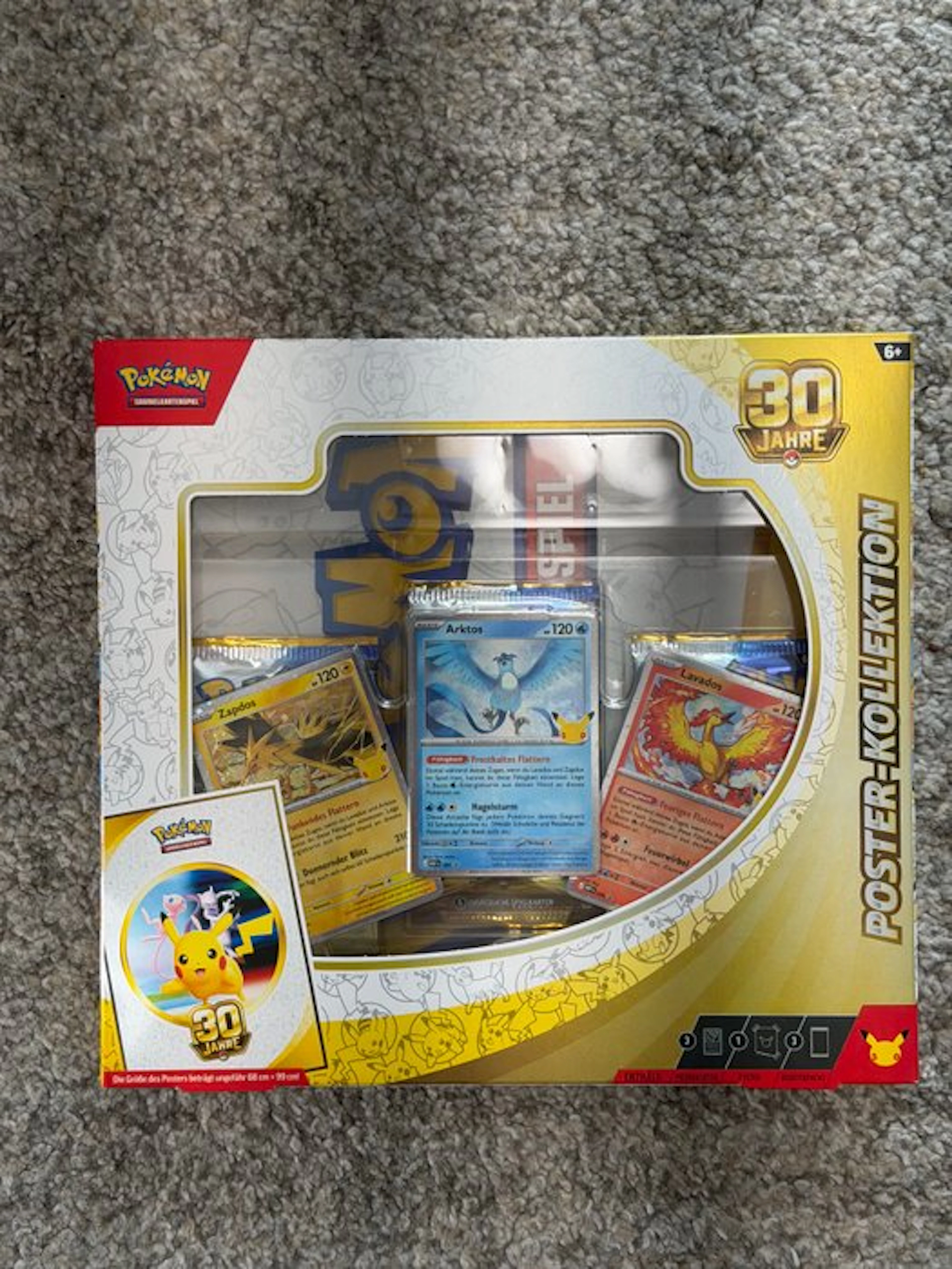Pokémon Booster box - Poster Kollektion 30 Jahre Jubiläum - Mega Evolution